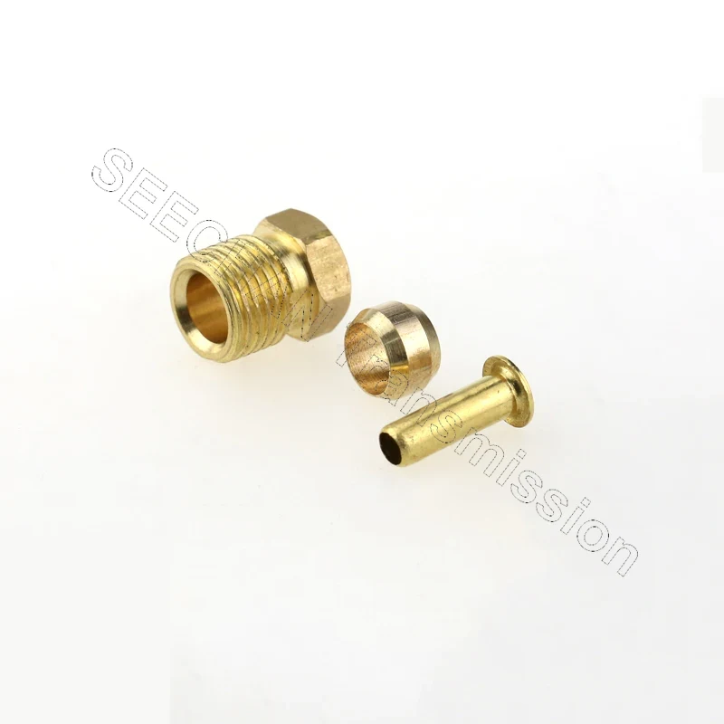 Compression Fitting Brass - 4mm 6mm 8mm OD Brass Compression