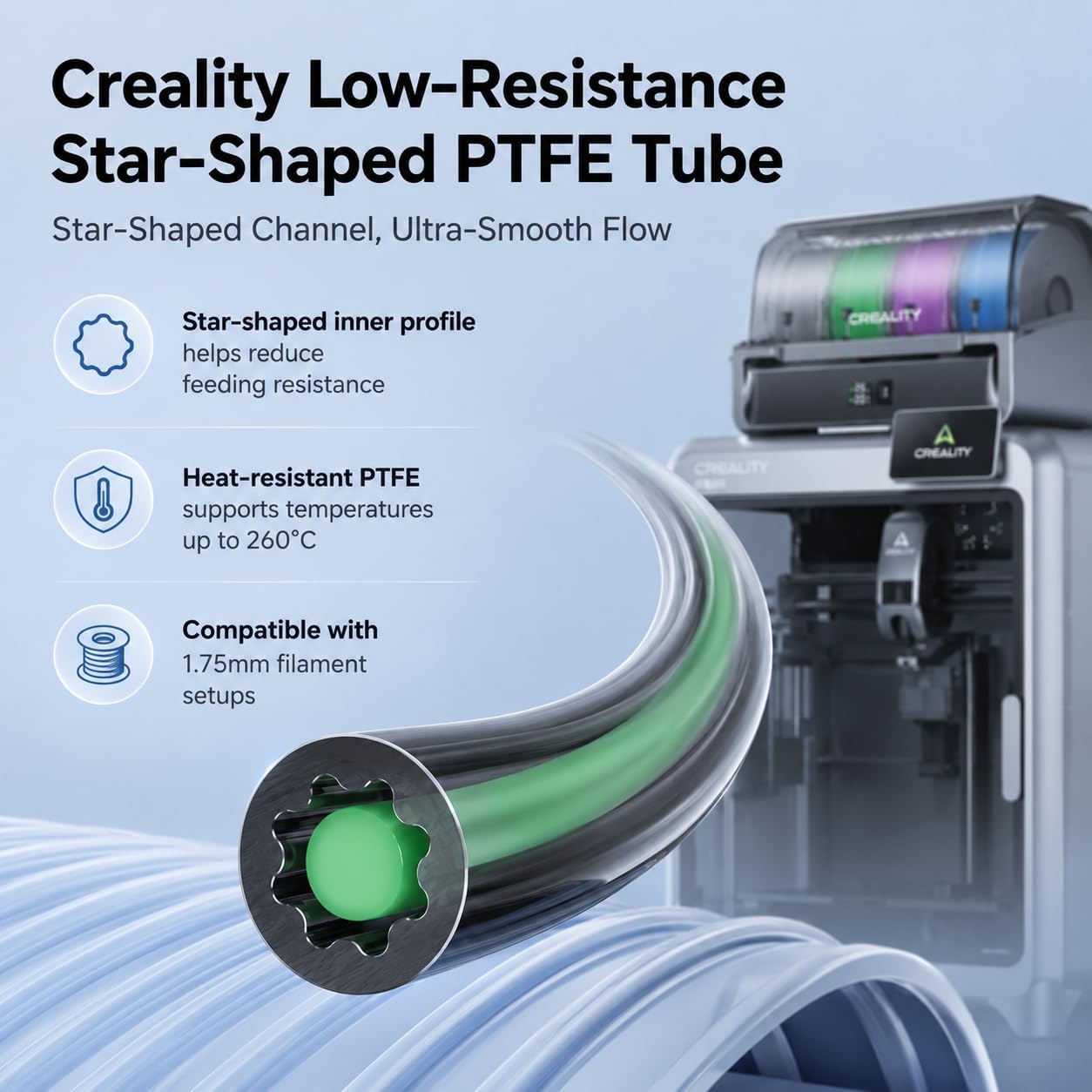 Creality Official PTFE Tube Lo - đánh giá và giá Ptfe Tape Thread