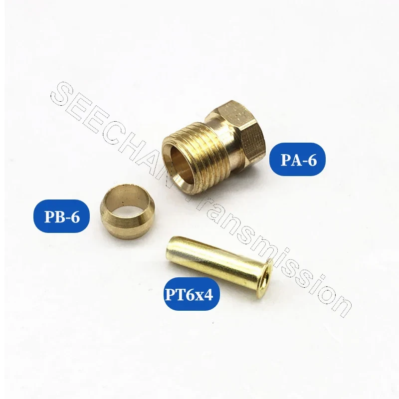 4mm 6mm 8mm OD Brass Compressi - đánh giá và giá Compression Fitting Brass