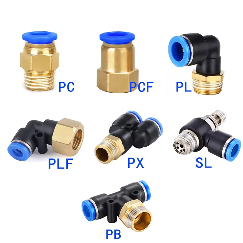 1 Cái Khí Nén Đầu Nối Nhanh PC - đánh giá và giá Compression Fitting Brass