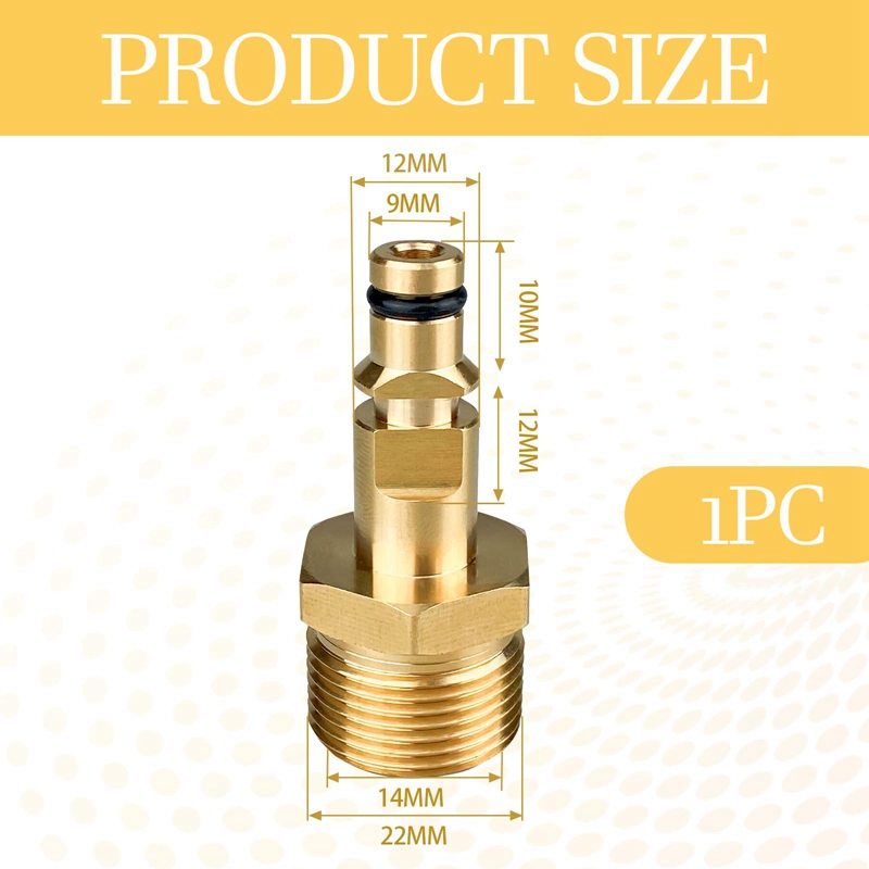 High Pressure Washer Adapter M - đánh giá và giá Compression Fitting Brass
