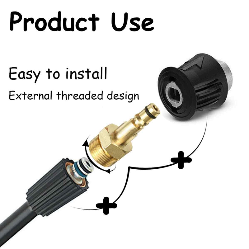 High Pressure Washer Adapter M - đánh giá và giá Compression Fitting Brass